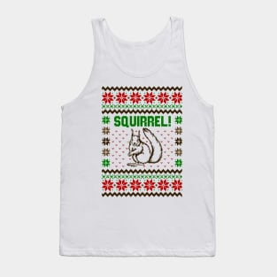 Squirrel Attacks The Griswold Family Ugly Sweater Tank Top